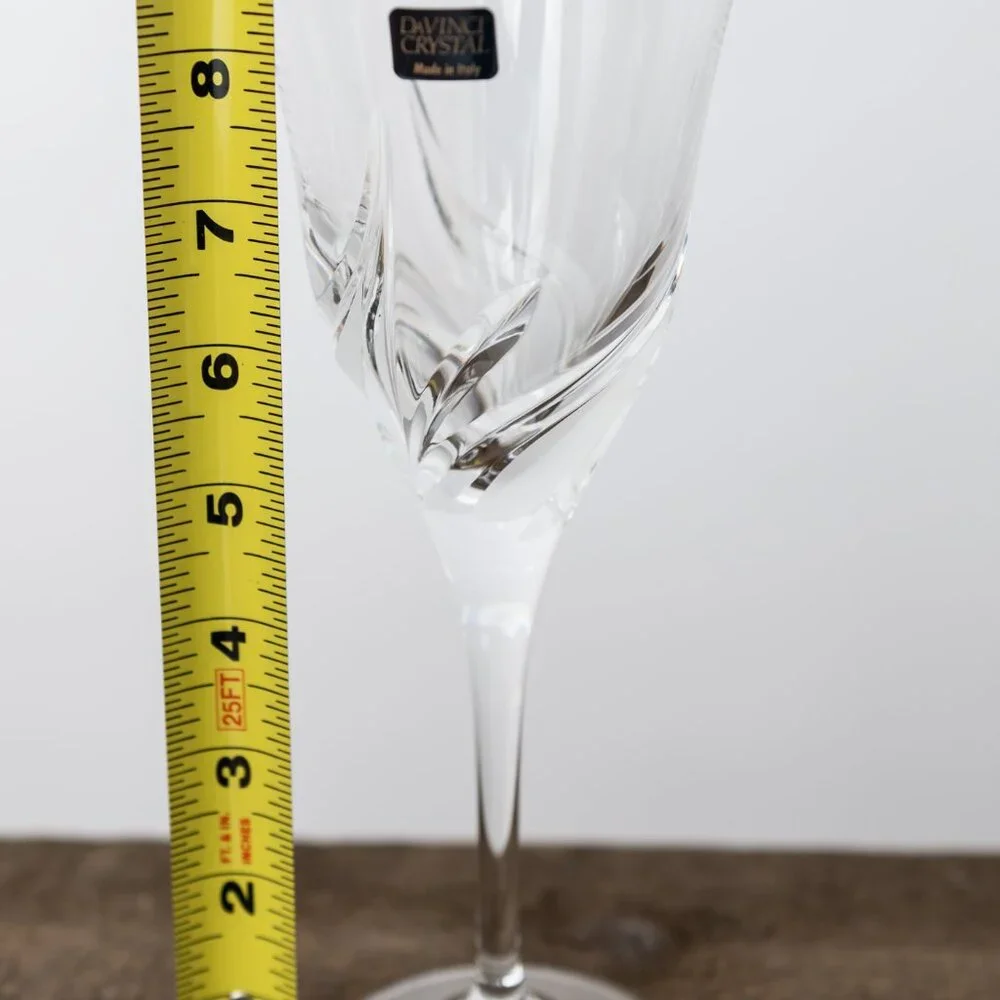 Crystal Wine Glasses - Cetona by DaVinci - Set of 7 - Picture 7 of 8